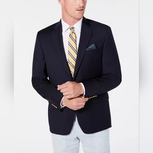 Lauren Ralph Lauren Men's Classic-Fit UltraFlex Stretch Wool Solid Blazer navy